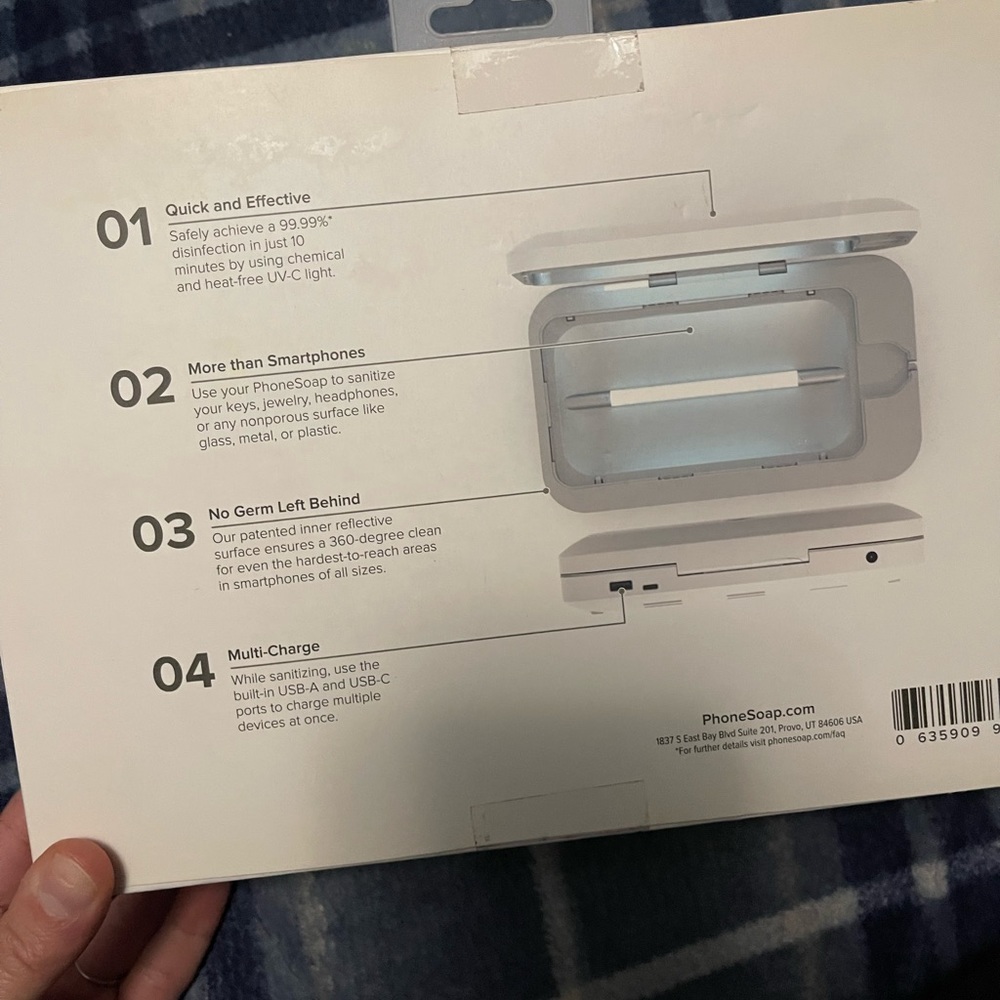 Phonesoap 3-UV sanitizer and charger - Picture 2 of 9